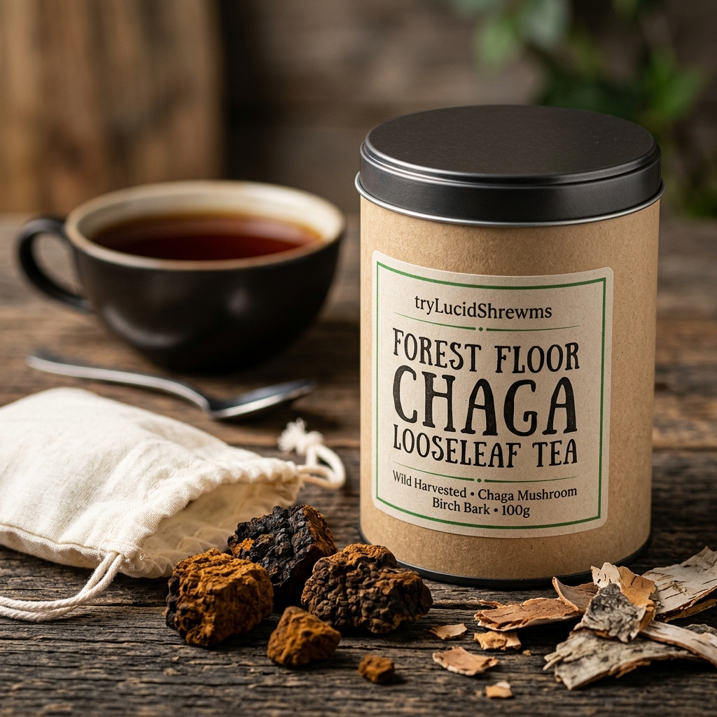 Forest Floor Chaga Looseleaf Tea - Image 3