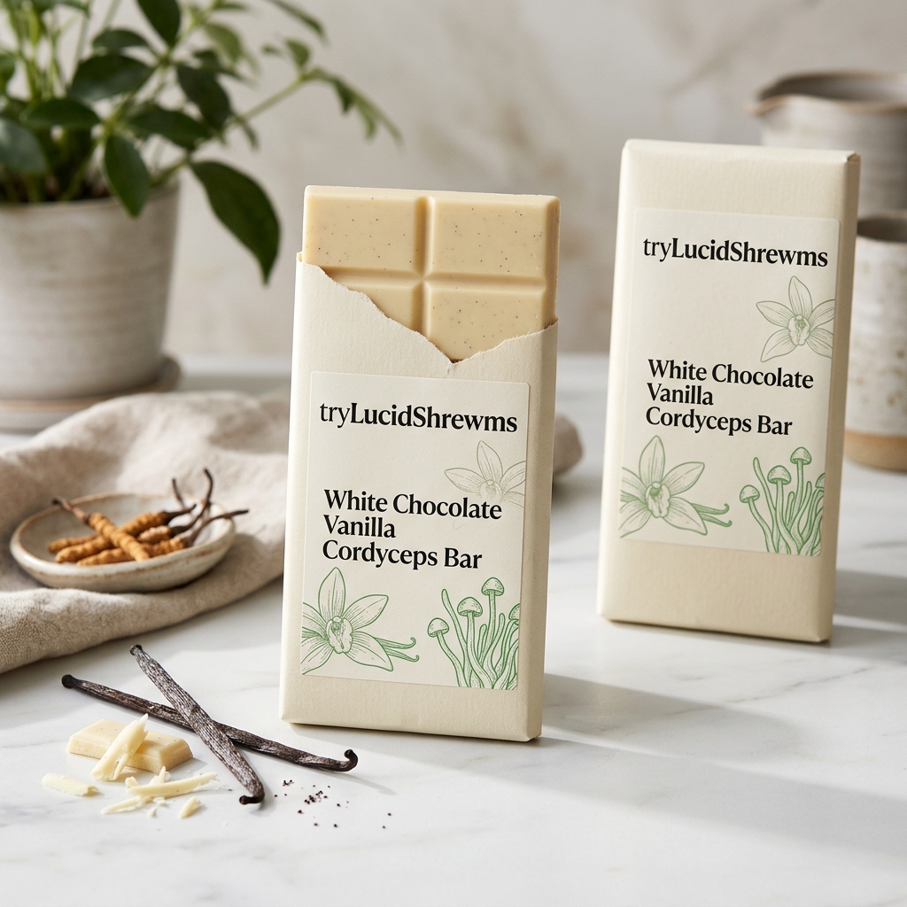 White Chocolate Vanilla Cordyceps Bar - Image 4